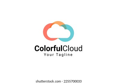 Cloud Logo Design Technology Icon Logotype