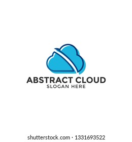 Cloud Computing Logo Design Vector Template Stock Vector (Royalty Free ...