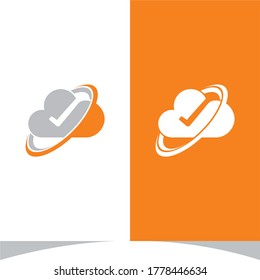 Cloud Logo Design Vector Illustration