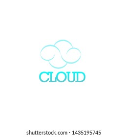 Cloud logo design for your company or for your inspiration it so simple and modern