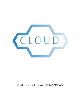 Cloud logo design for your company or for your inspiration it so simple and modern
