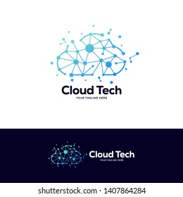 cloud logo designs template, tech logo designs concept