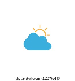 Cloud logo icon design illustration template vector