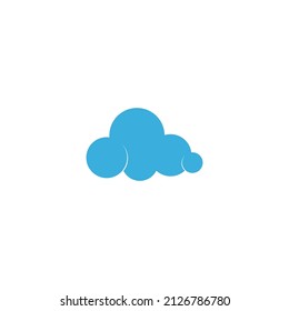 Cloud logo icon design illustration template vector