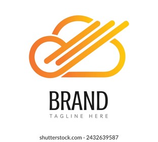 Cloud logo icon design template elements. Usable for Branding, Business and Technology Logos.
