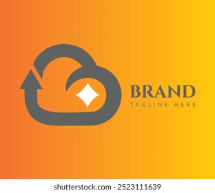 Cloud logo icon design template elements. Usable for Branding, Business and Technology Logos.

