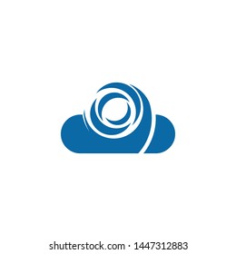 Cloud logo icon design vector template