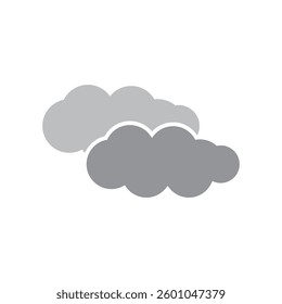 cloud logo icon illustration  flat