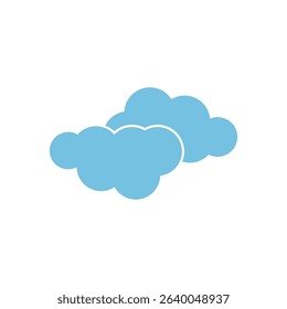 cloud logo icon illustration flat