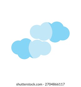 cloud   logo icon illustration simple flat