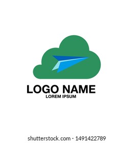 cloud logo icon for technology company