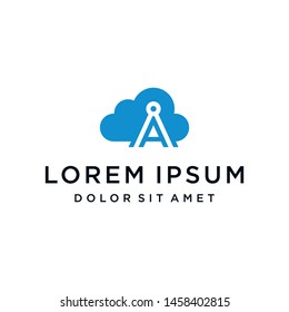 Cloud A Logo Icon Vector Template
