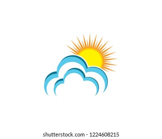 Cloud logo illustration