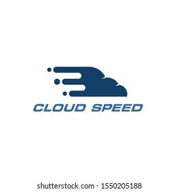 Cloud logo for modern online storage company