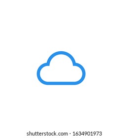 cloud logo modern sign template