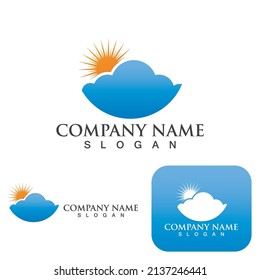 Cloud Logo And Symbol Icon template vector icon illustration 