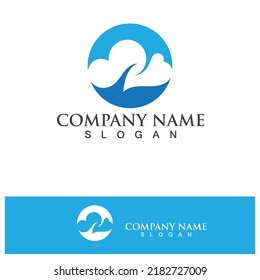 Cloud Logo And Symbol Icon template vector icon illustration 