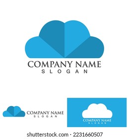 Cloud Logo And Symbol Icon template vector icon illustration 