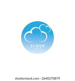 Cloud Logo And Symbol Icon template vector icon illustration 