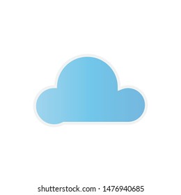 Cloud logo and symbol vector