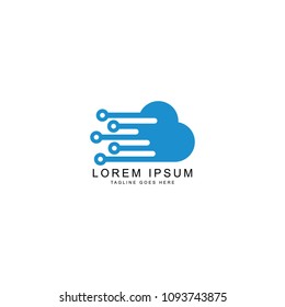 cloud logo template