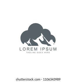 cloud logo template