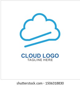 Cloud logo template Design. Cloud icon design Vector