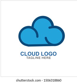 Cloud logo template Design. Cloud icon design Vector
