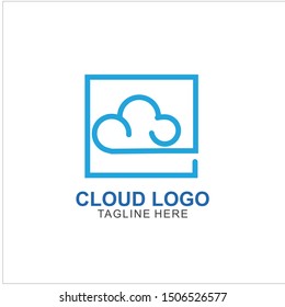 Cloud logo template Design. Cloud icon design Vector