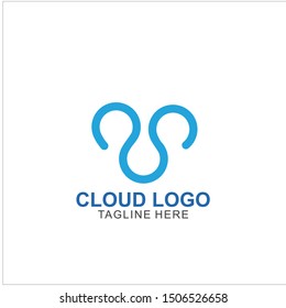 Cloud logo template Design. Cloud icon design Vector