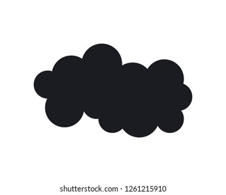 Cloud logo template design illustration