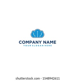 cloud logo vector design for business