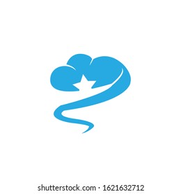 Cloud Logo vector design Template