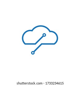 Cloud Logo vector design Template