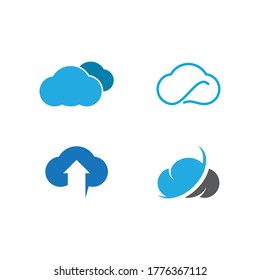 Cloud Logo vector design Template