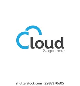 Cloud Logo vector design Template modern concept