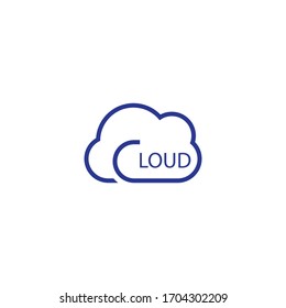 Cloud logo vector icon design