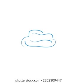 Cloud logo vector icon design template
