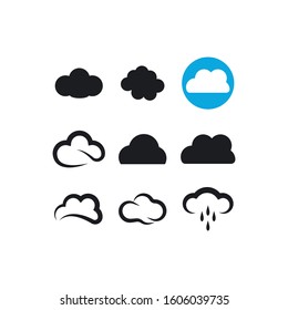 cloud logo vector icon template