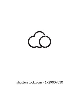 
cloud logo vector icon template
