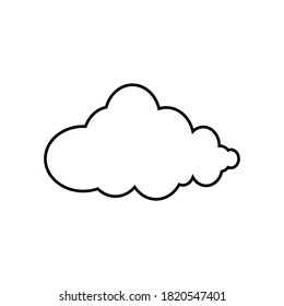 cloud logo vector icon template