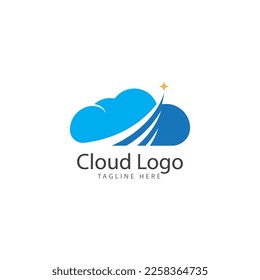 cloud logo vector icon template