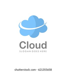 Cloud logo vector illustration