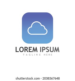 cloud logo vector and images