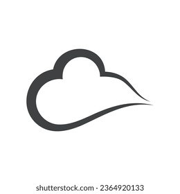 Cloud logo vector template icon illustration design