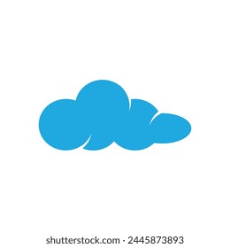 Cloud logo vector template symbol deesign