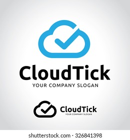Cloud Logo,Vector Logo Template