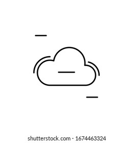 Cloud, lost, networking icon. Simple line, outline vector elements of storage and cloud icons for ui and ux, website or mobile application