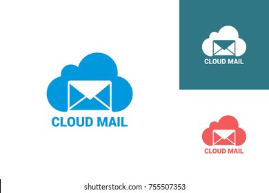 Cloud Mail Logo Template Design