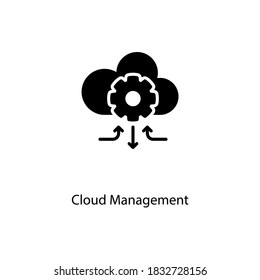 Cloud Management icon in vector. Logotype